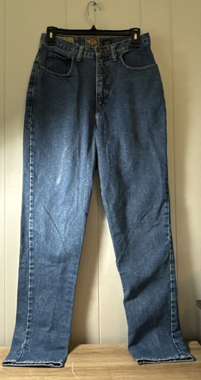Vintage Express Jeans Womens 11/12 Blue Denim Inseam USA High Rise #4 PP